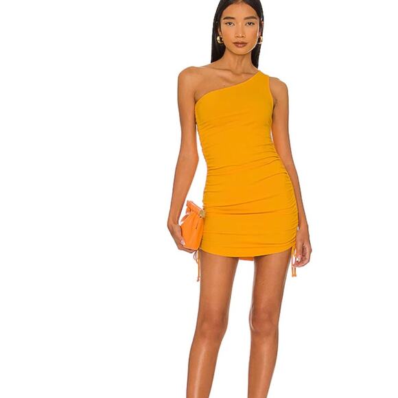 Ruch Into Love Dress in Radiant Yellow Steve Madden XS - Picture 1 of 7